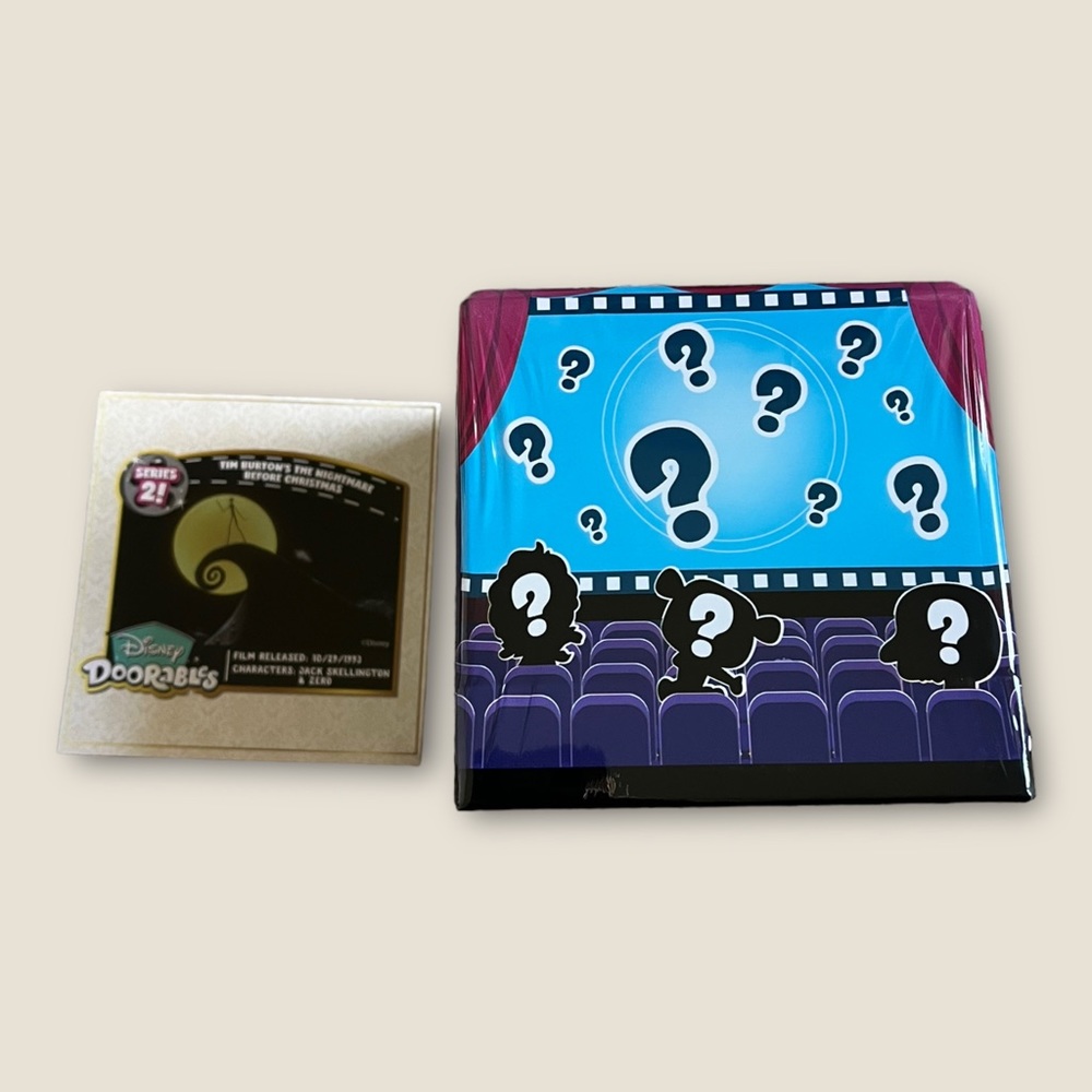 Disney DOORABLES MOVIE‎ MOMENTS Series 2 Nightmare Before Christmas Jack & Zero